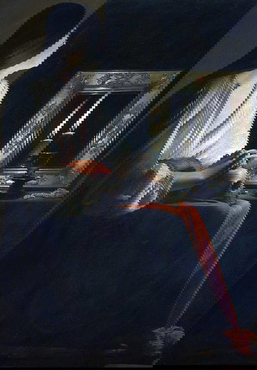 georges de la tour penitent magdalen painting