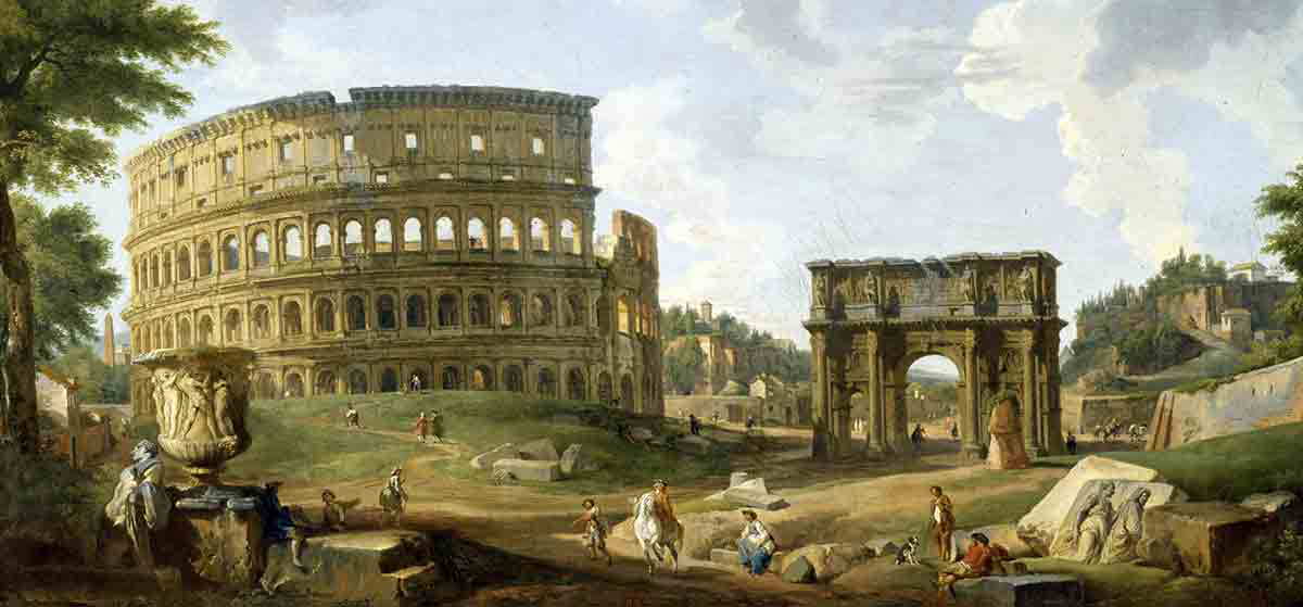 giovanni paolo panini colosseum painting