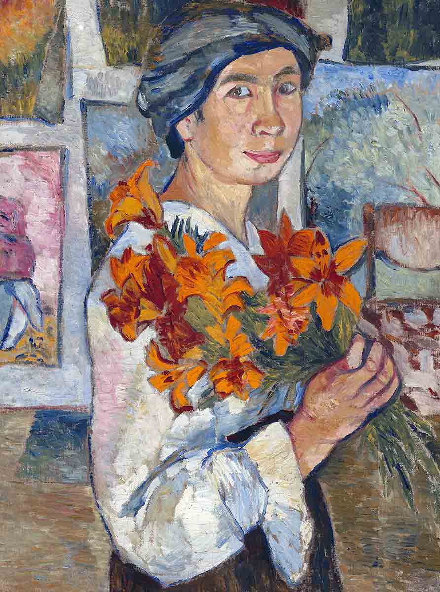 goncharova portrait painting