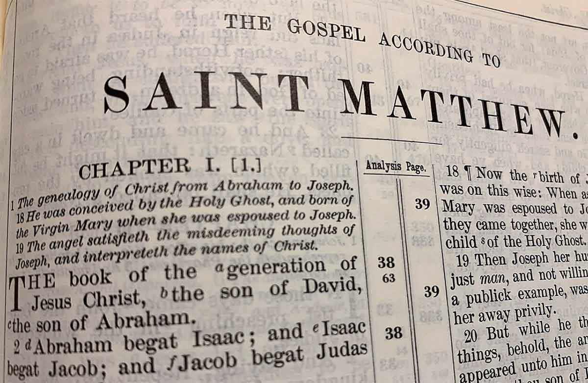 gospel of matthew new testament
