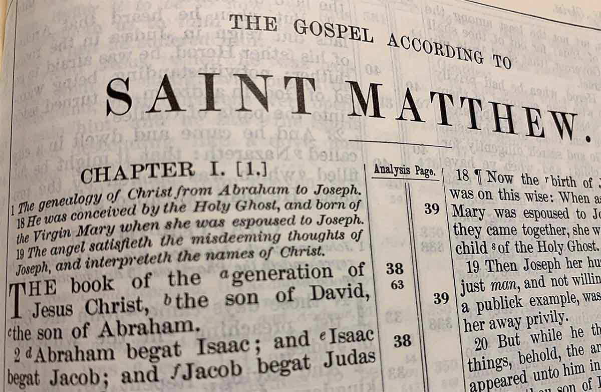 gospel of matthew new testament