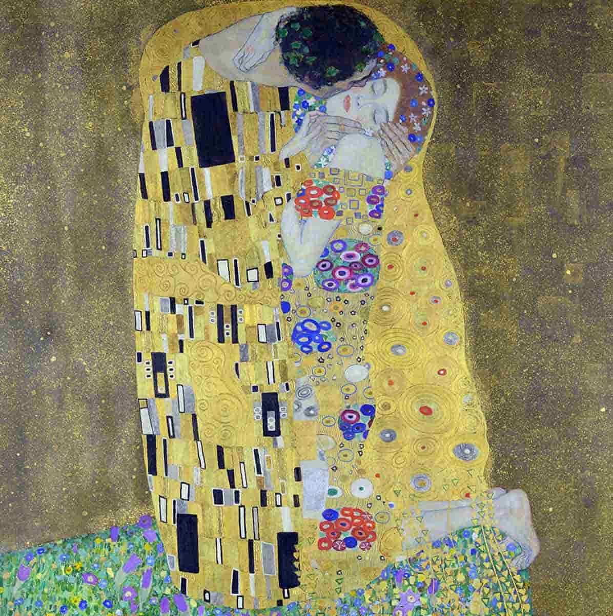 gustav klimt kiss painting