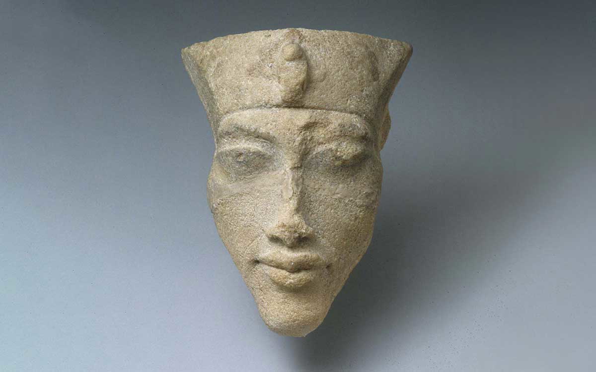 Akhenaten head sculptors workshop, unfinished