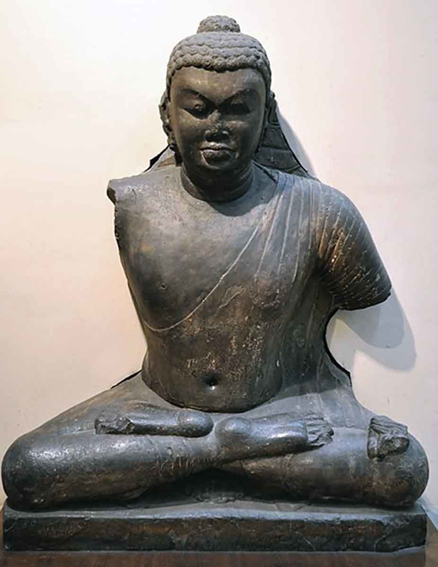 inscribed Gupta sculpture