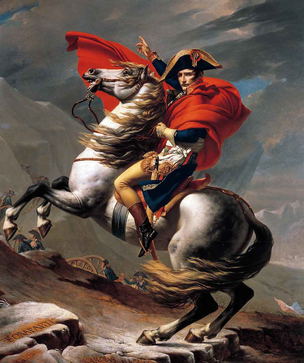jacques louis david napoleon crossing the alps