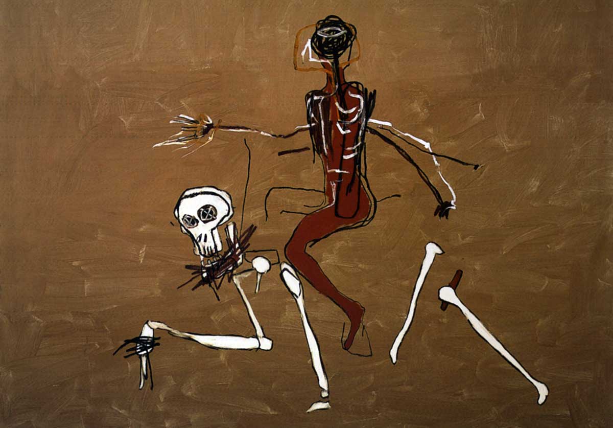 jean michel basquiat death painting