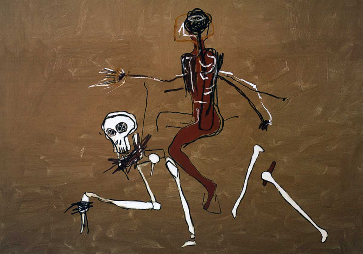 jean michel basquiat death painting