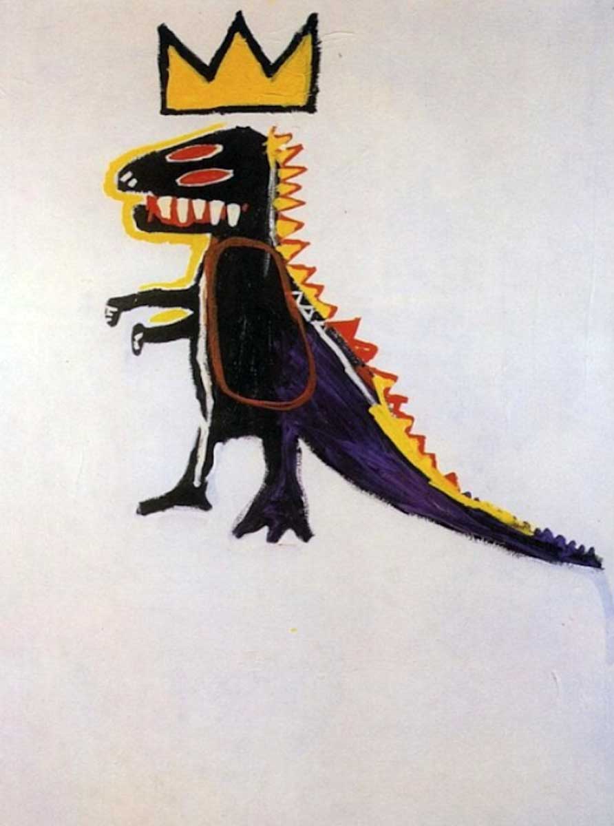jean michel basquiat pez painting