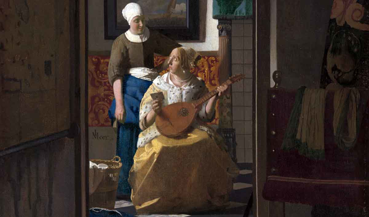 johannes vermeer love letter painting
