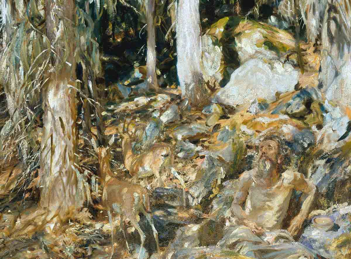 john singer sargent hermit painting