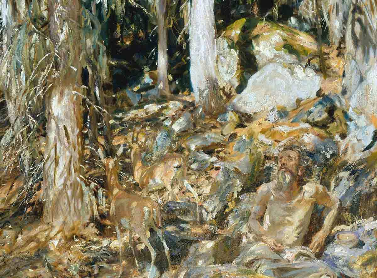 john singer sargent hermit painting