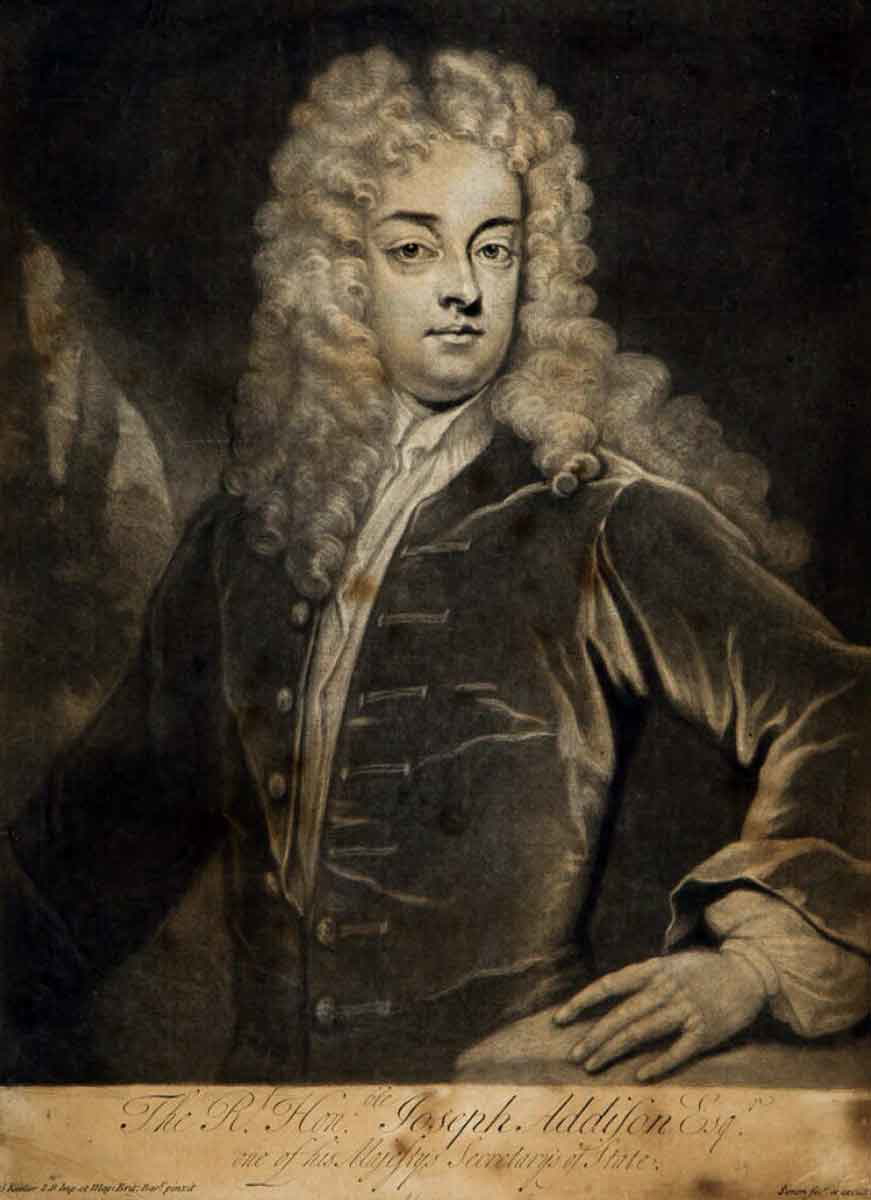 joseph addison british essayist poet 17th 18th century