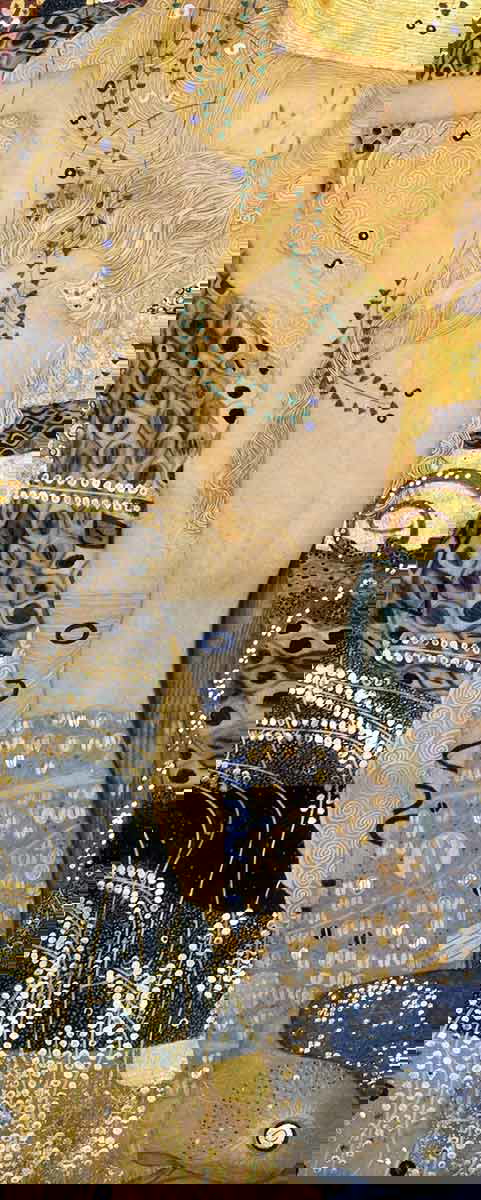 klimt water serpents painting