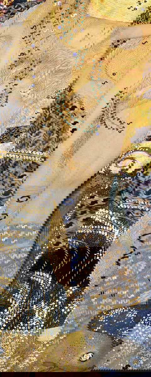 klimt water serpents painting
