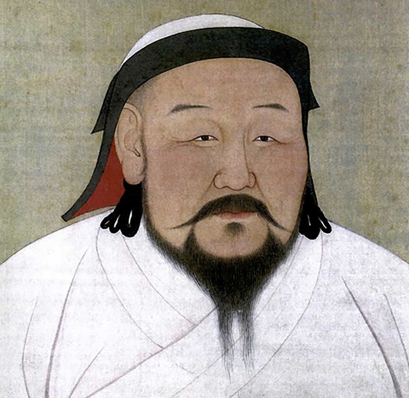 kublai kahn portrait mongol empire