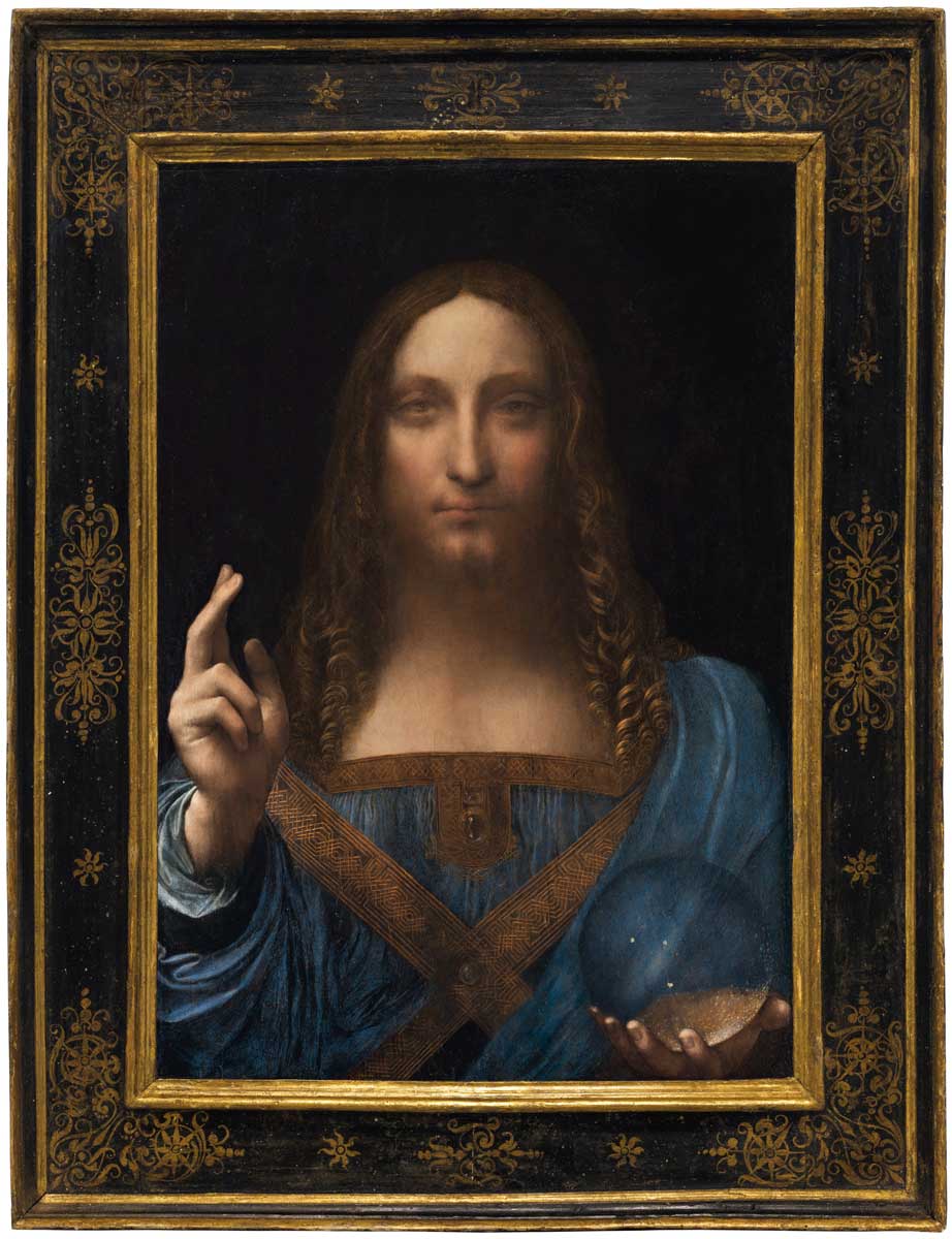 leonardesque salvator painting