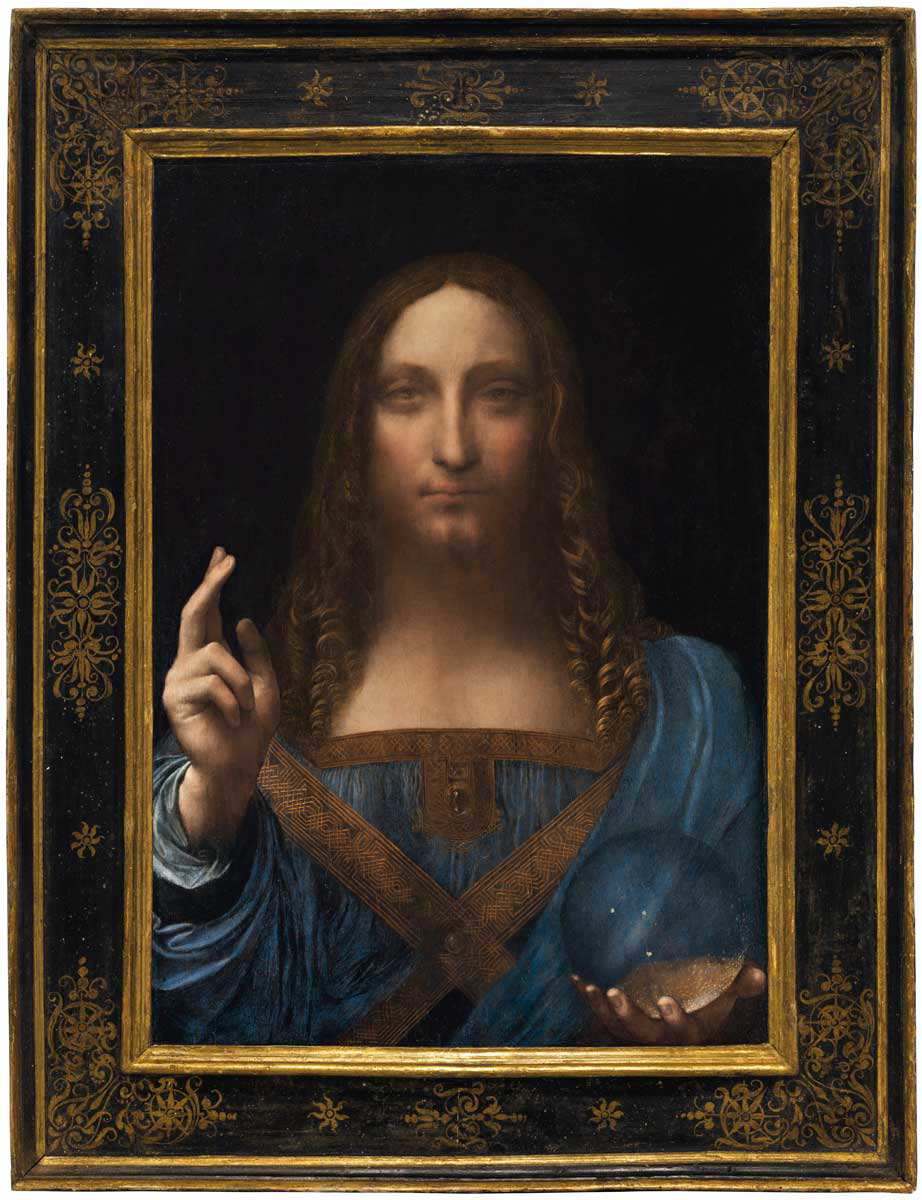 leonardesque salvator painting