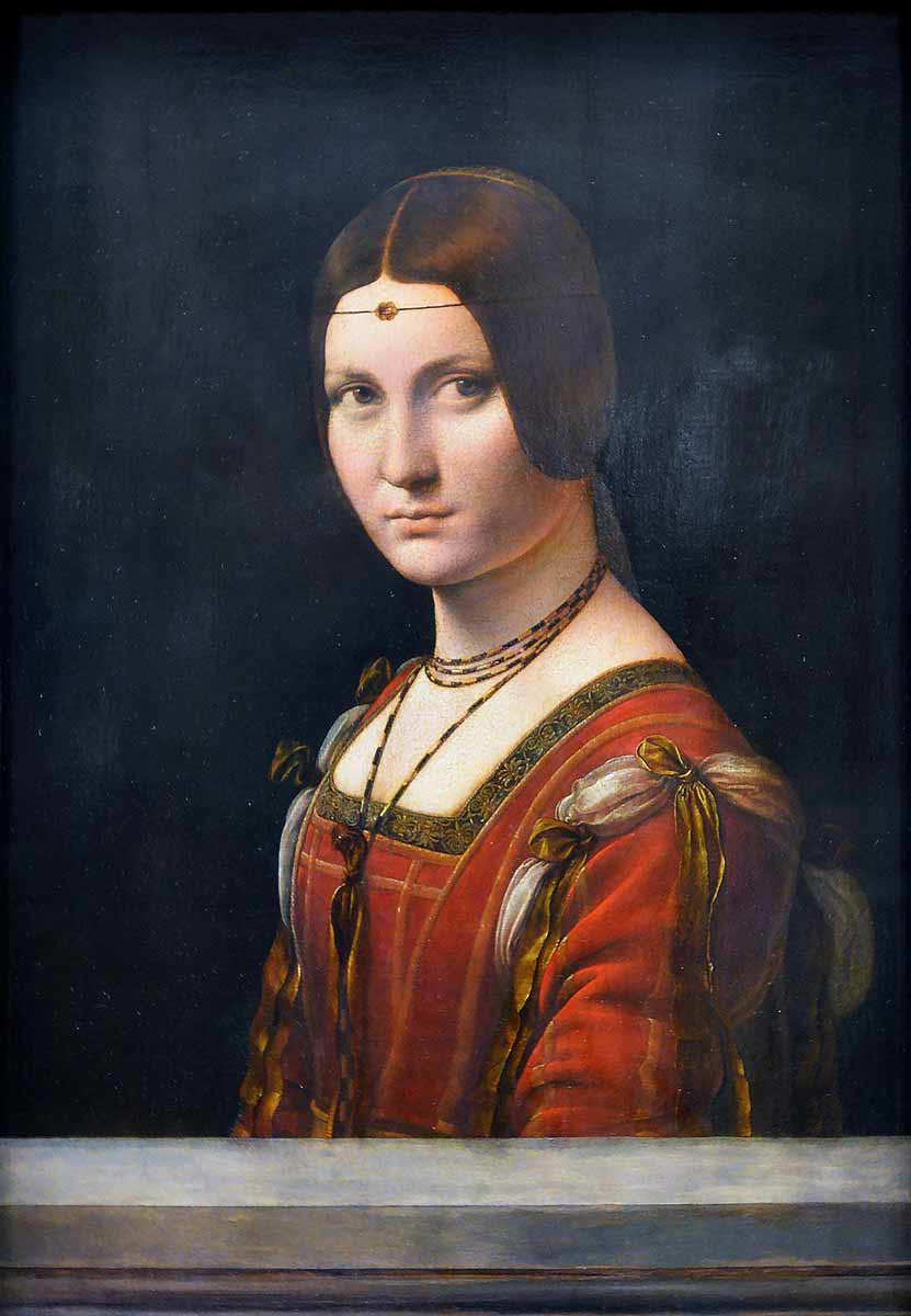 leonardo da vinci ferroniere painting