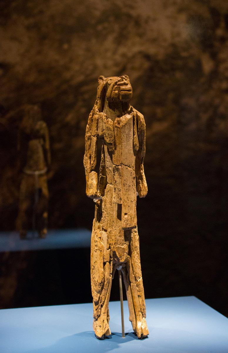 lion man statue