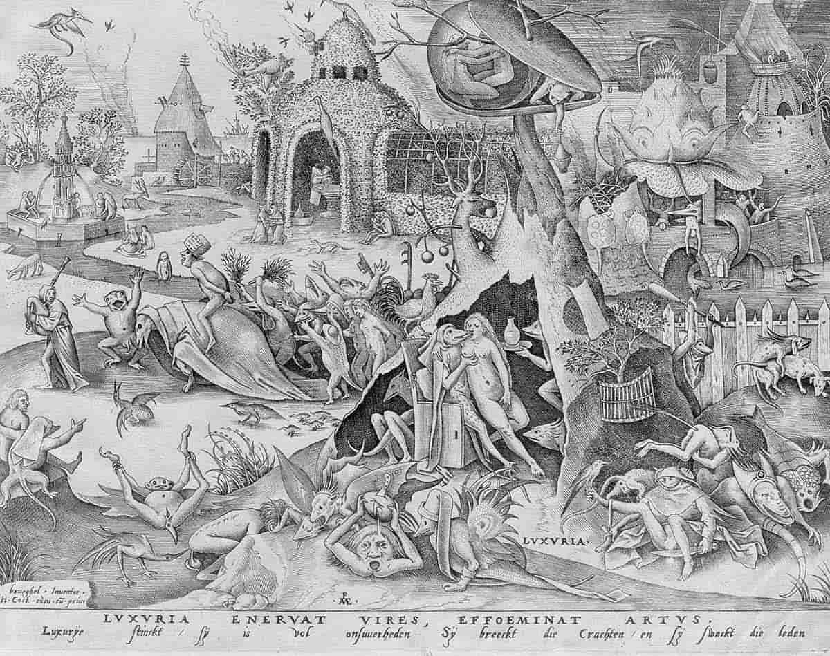 lust bruegel seven deadly sins