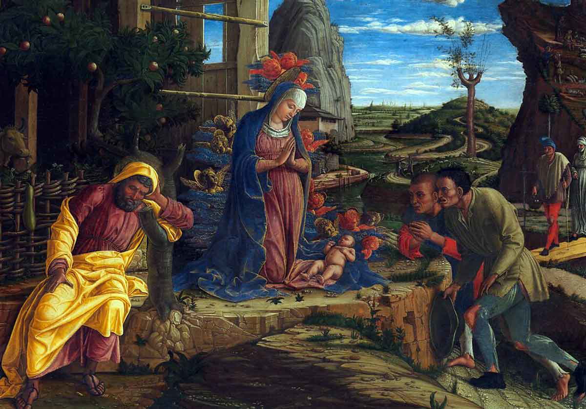 mantegna adoration painting