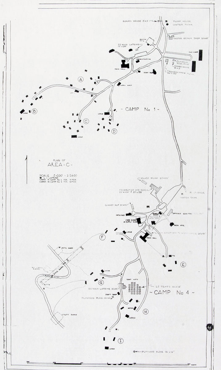 map area c prince william forest park