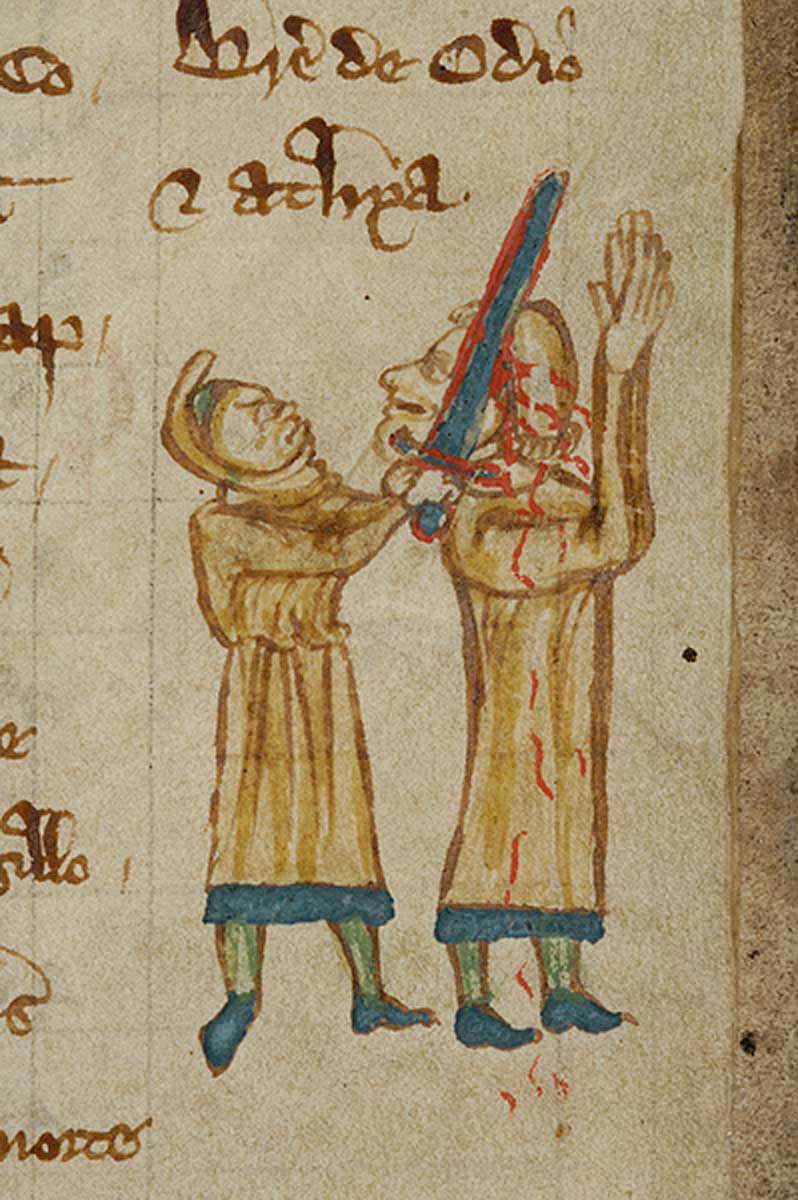 medieval murder manuscript
