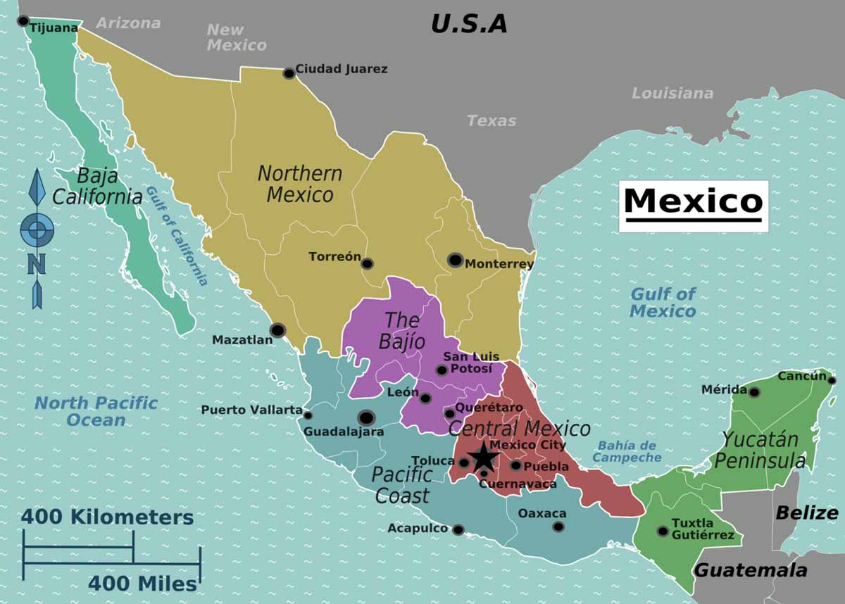 mexico map