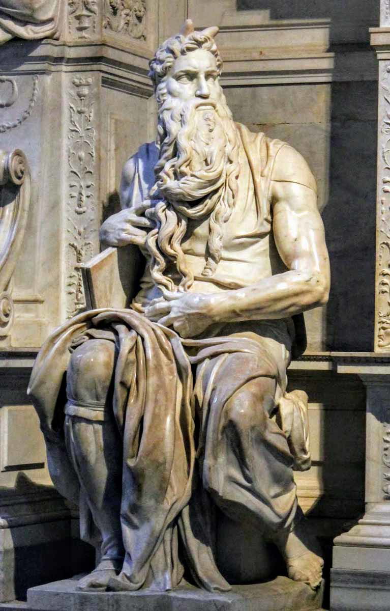 michelangelo moses sculpture