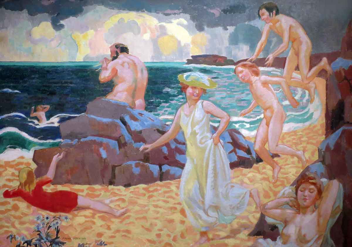 modern artist denis polyphemus painting