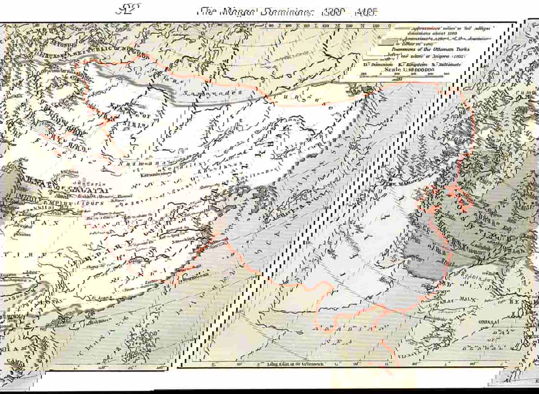 mongol empire map