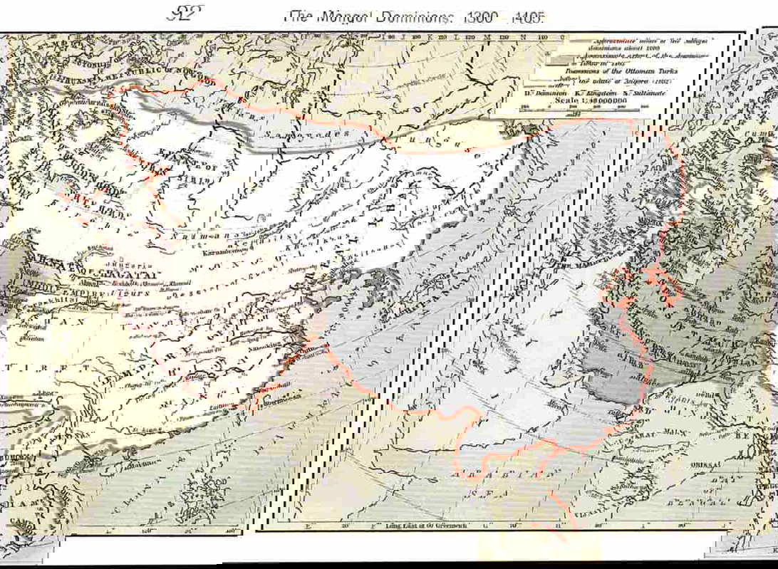 mongol empire map