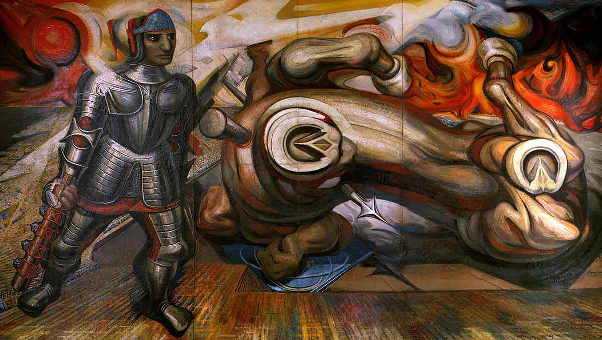 mural apotheosis cuauhtemoc siqueiros