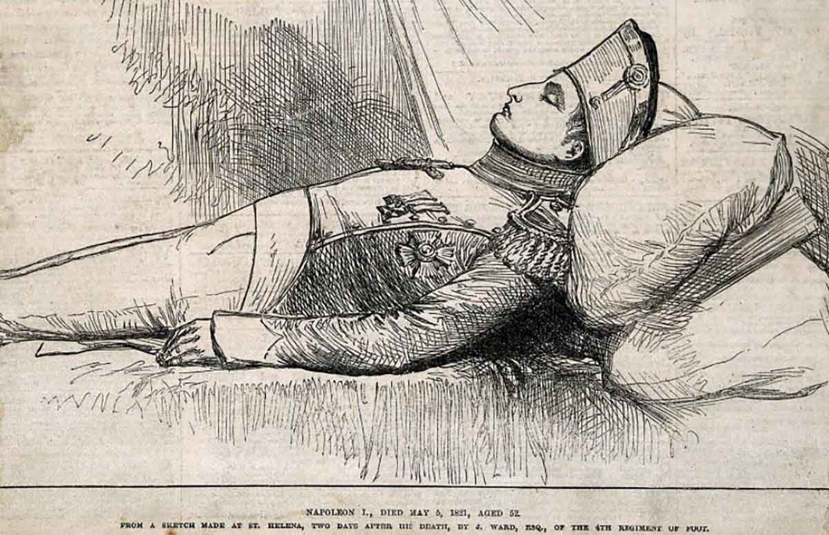 napoleon death sketch