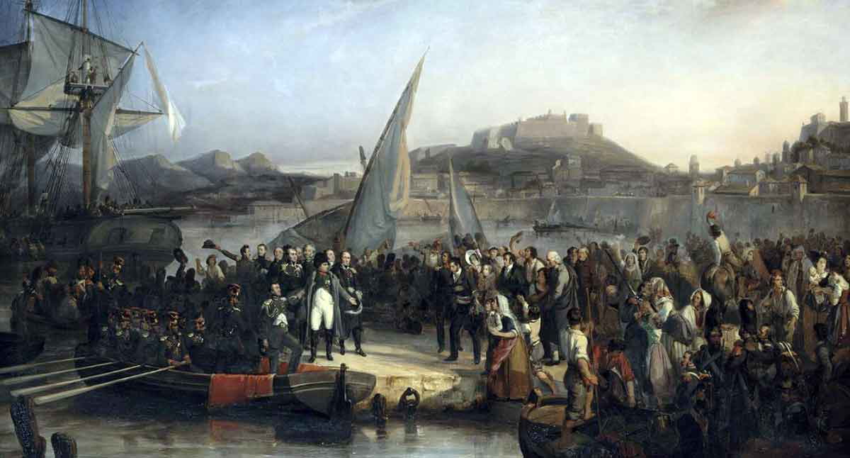 napoleon leaving elba