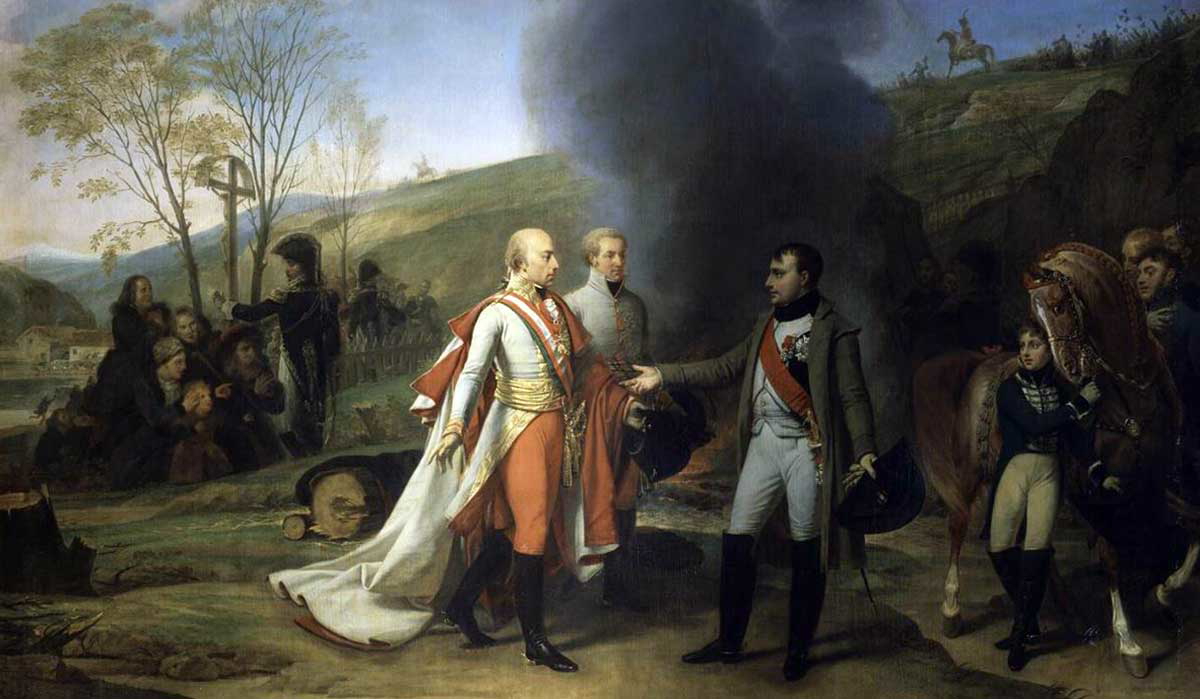 napoleon meeting emperor francis