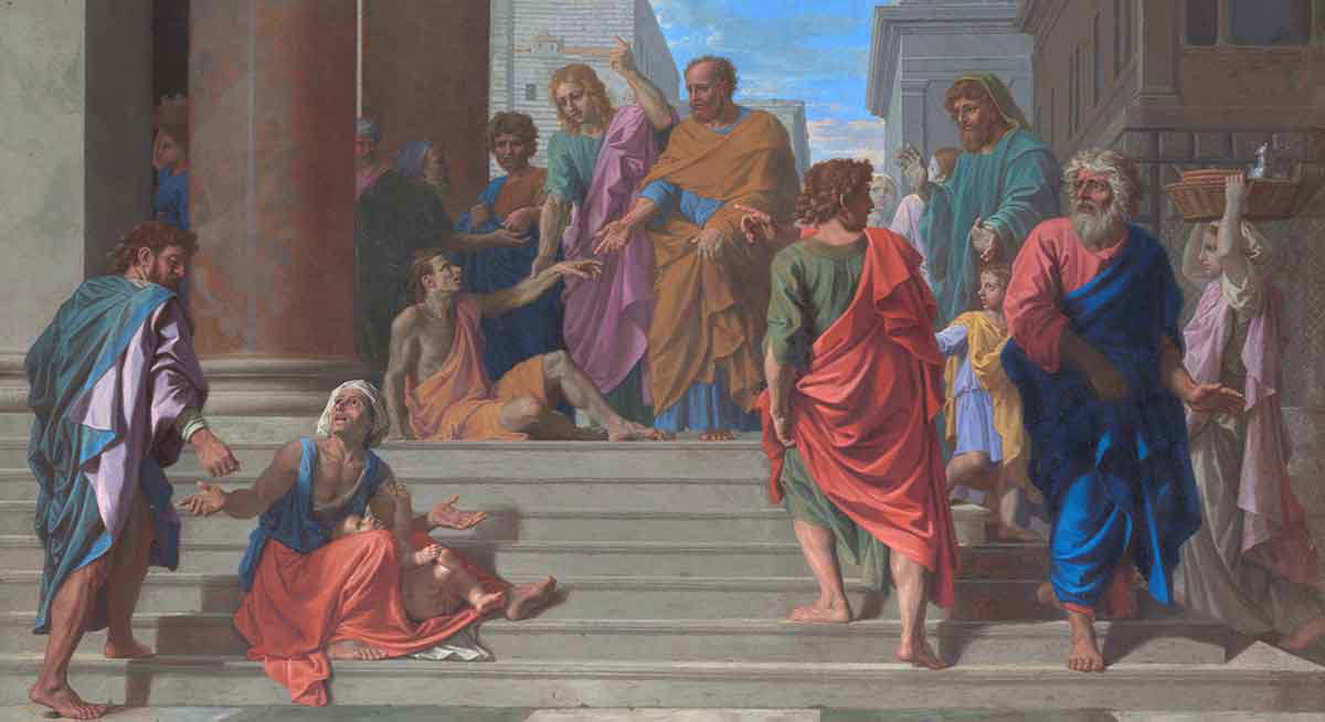 nicolas poussin saint peter john met