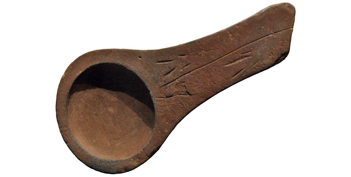 oil lamp sandstone