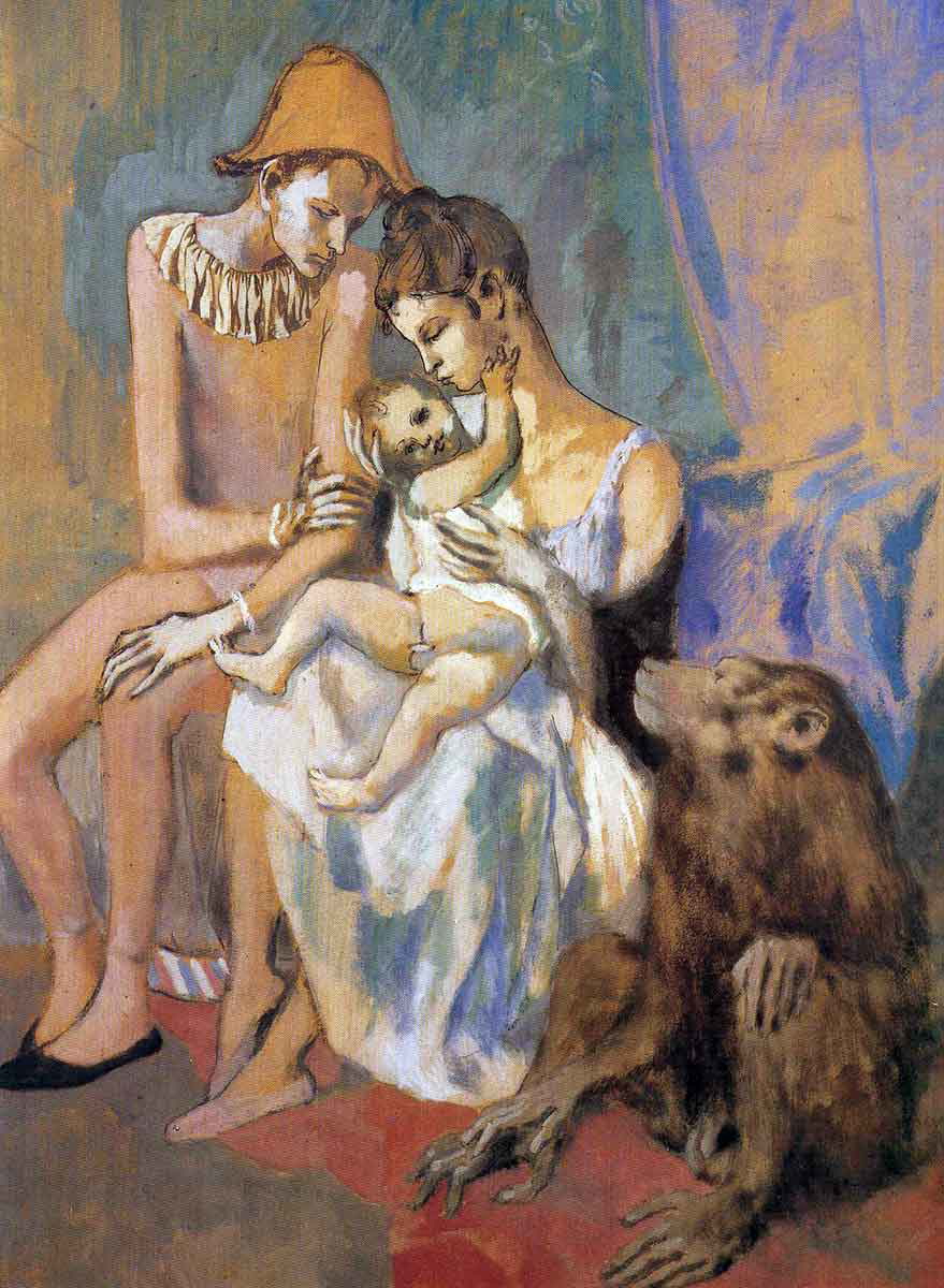 pablo picasso monkey painting