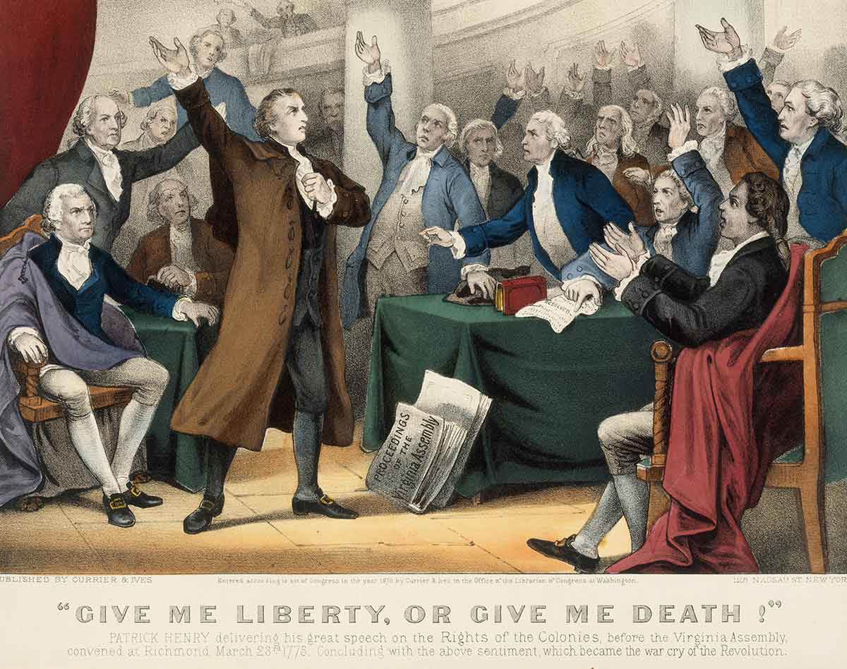 patrick henry give me liberty