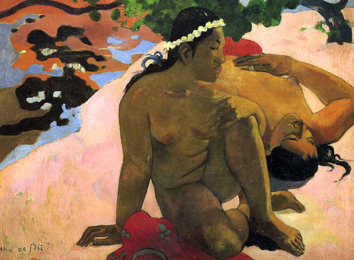 paul gauguin jealous painting