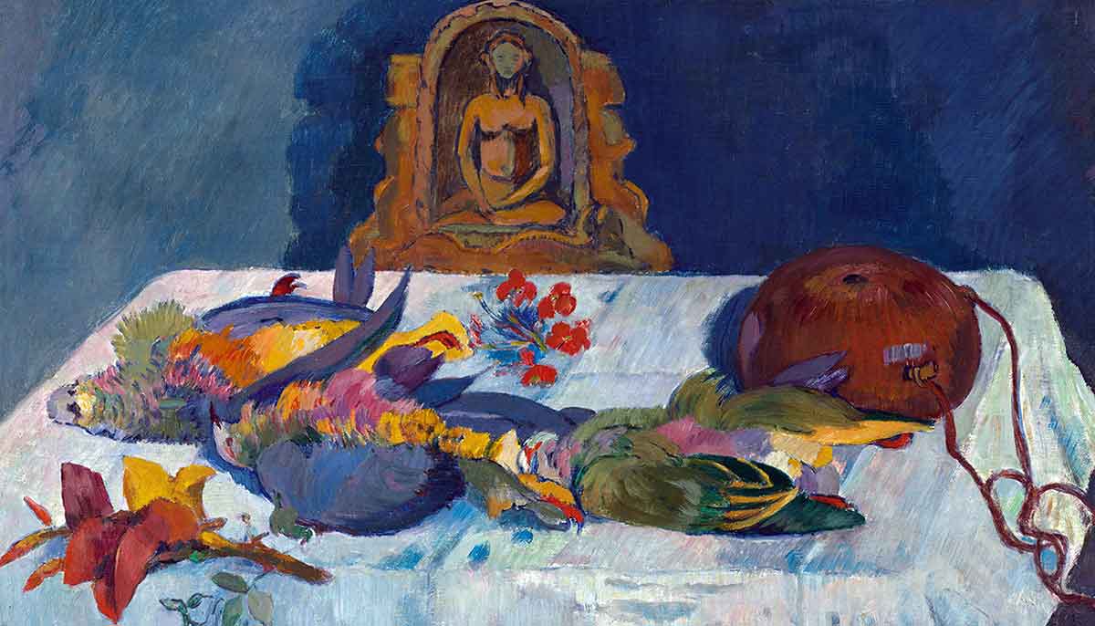 paul gauguin parrots painting