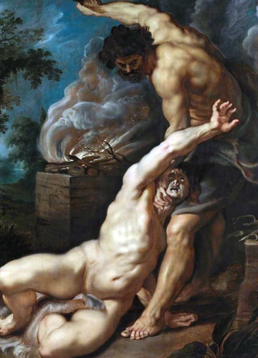 peter paul rubens cain slaying abel painting