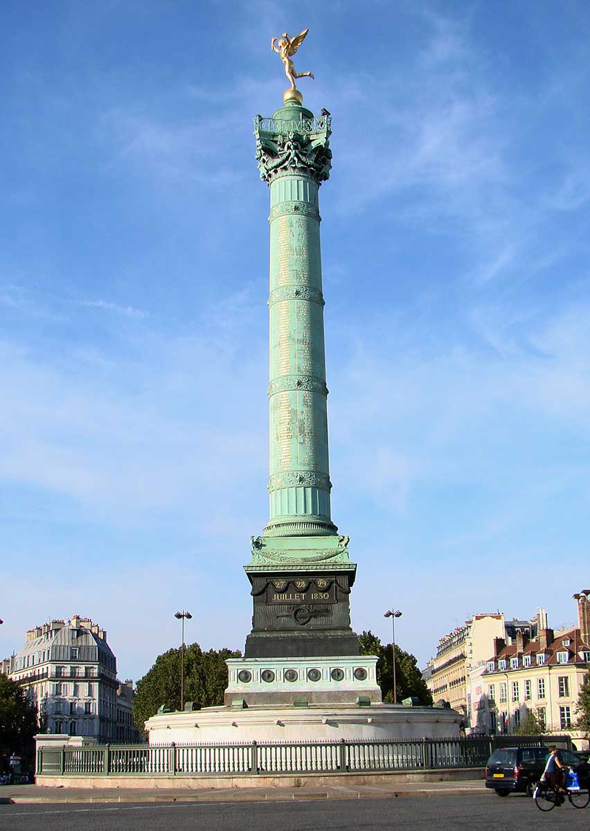 photograph july column paris place bastille