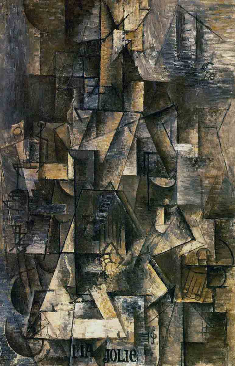 picasso cubism ma jolie painting