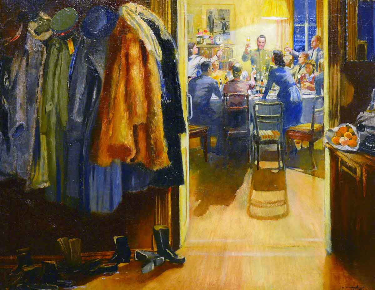 pimenov new year painting