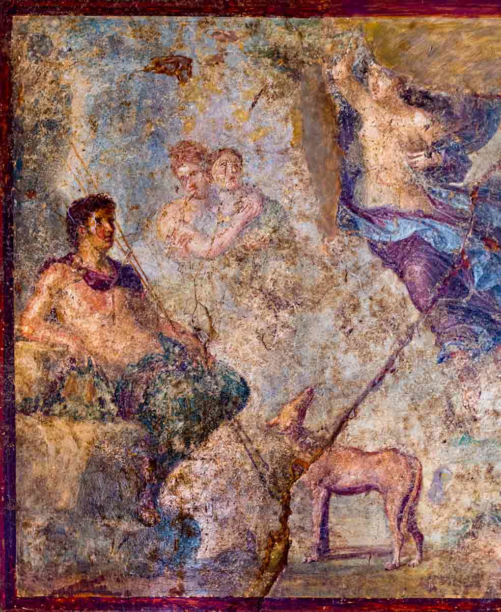 pompeii fresco endymion selene wiki