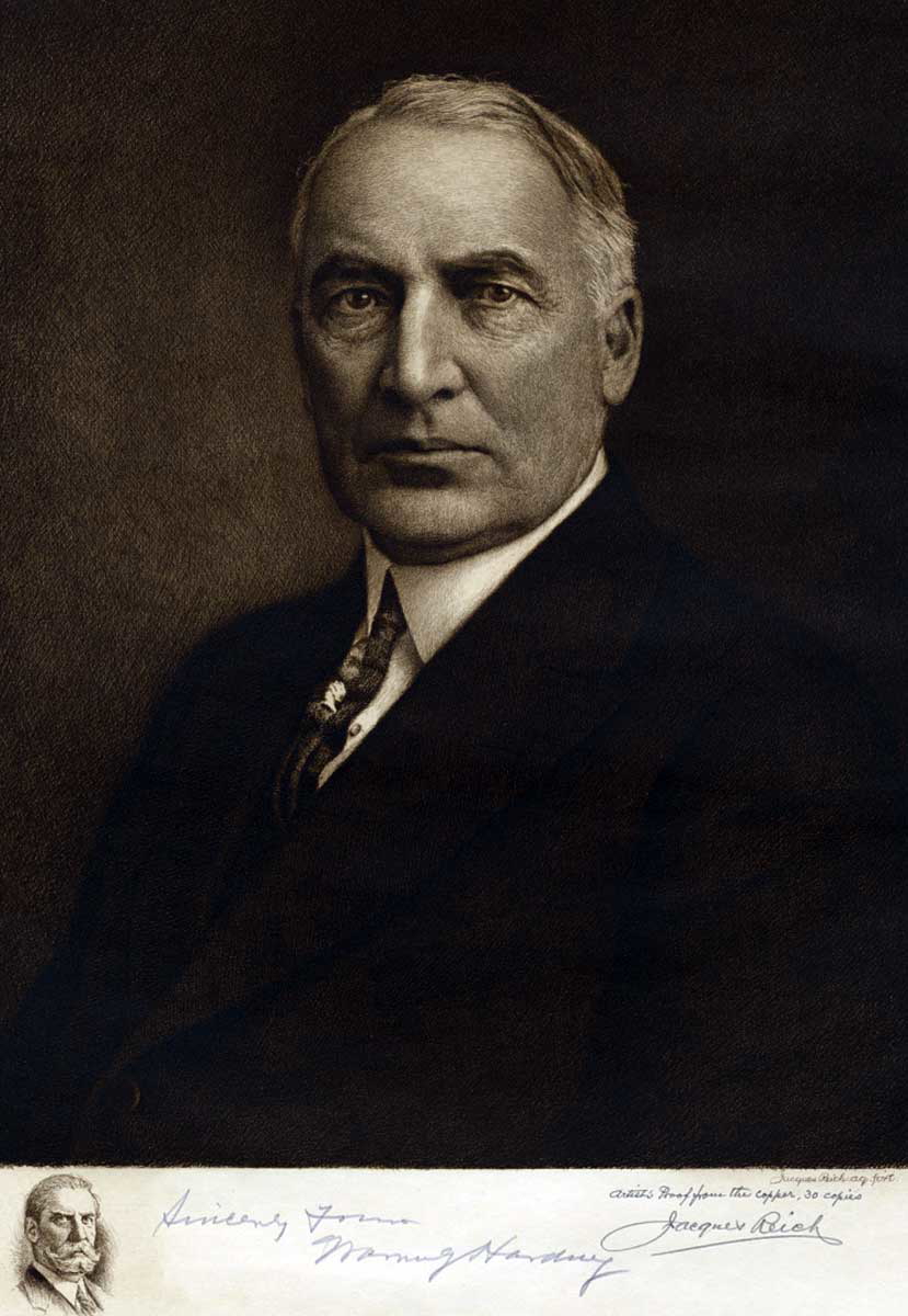 president warren harding