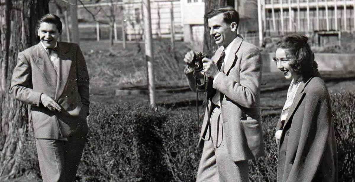 robie and arthur with flannery oconnor