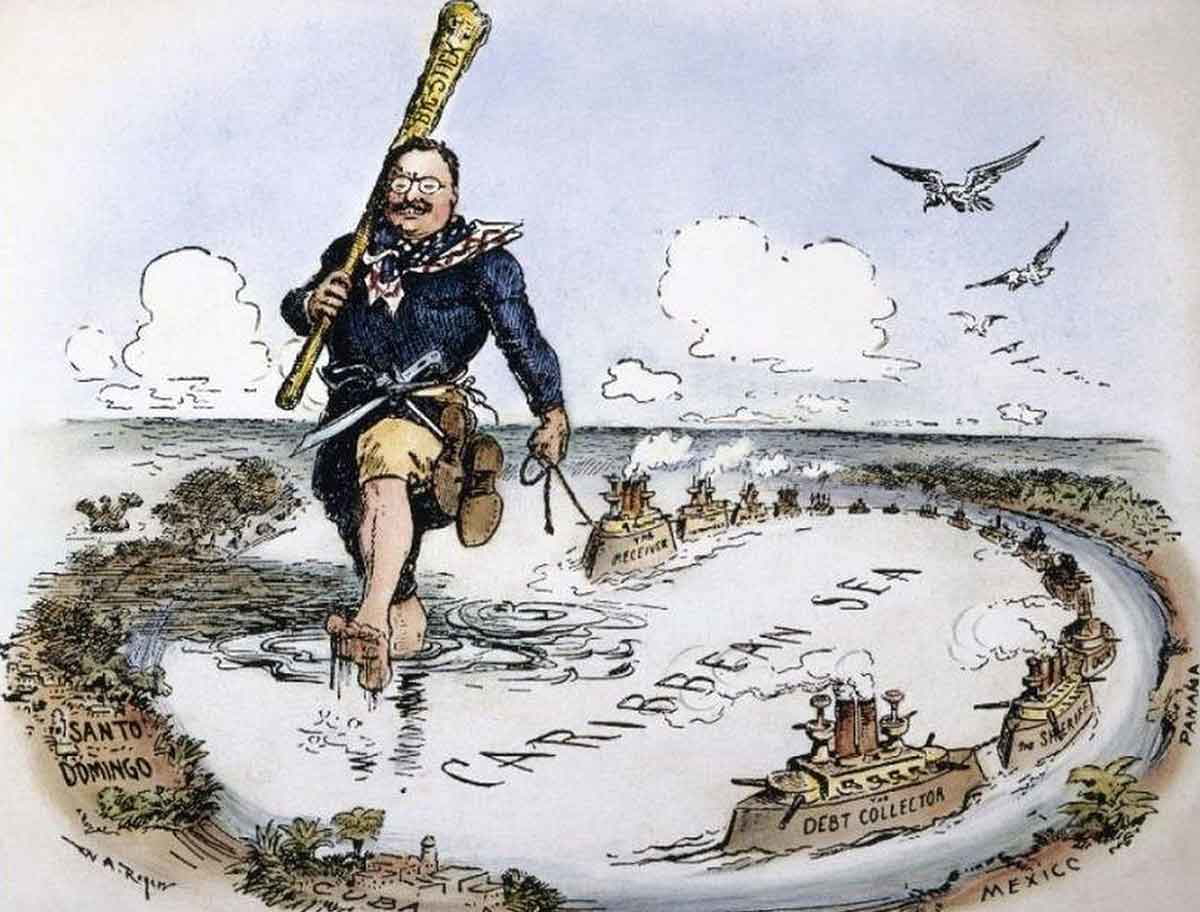 roosevelt corollary cartoon